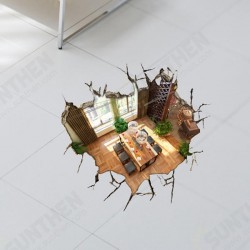 3D Basement Wall Decals 23 Inch Removable Floor Hole Wall Art Stickers Home Decor 3D Basement Wall Decals 23 Inch Removable Floor Hole Wall Art Stickers Home Decor