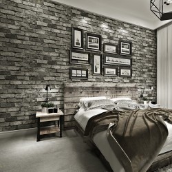 3D Effect Slate Brick Wall Decal Sticker Faux Self-adhesive Wallpaper TV Wall Decor Sticke 3D Effect Slate Brick Wall Decal Sticker Faux Self-adhesive Wallpaper TV Wall Decor Sticke