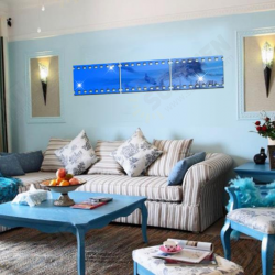 3D Kinetoscope Film DIY Shape Mirror Wall Stickers Home Wall Bedroom Office Decor