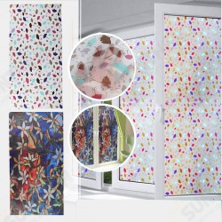 3D PVC Waterproof Glass Sticker UV Blocking Window Film Decor Privacy Static Cling for Bath Decor 3D PVC Waterproof Glass Sticker UV Blocking Window Film Decor Privacy Static Cling for Bath Decor
