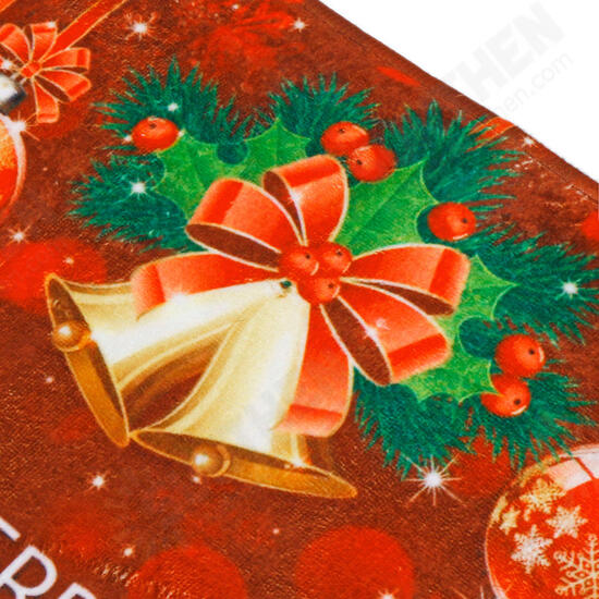3pcs Bathroom Rug Mats Set Christmas Decoration Anti-slip Toilet Rug Floor Mat 3pcs Bathroom Rug Mats Set Christmas Decoration Anti-slip Toilet Rug Floor Mat