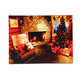 40 x 30cm Operated LED Home Christmas Decor Tree Xmas Canvas Print Wall Art