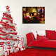 40 x 30cm Operated LED Home Christmas Decor Tree Xmas Canvas Print Wall Art