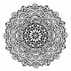 59X59CM Removable Mandala Flower Wall Stickers Vinyl Mandala Pattern PVC Wall Stickers