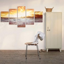 5Pcs Frameless Modern Oil Paintings Landscape Art Canvas Picture Home Wall Decor 5Pcs Frameless Modern Oil Paintings Landscape Art Canvas Picture Home Wall Decor