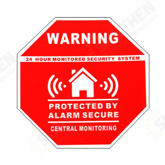 5Pcs Home Alarm Security Stickers Decals Signs for Window Doors 5Pcs Home Alarm Security Stickers Decals Signs for Window Doors