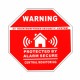 5Pcs Home Alarm Security Stickers Decals Signs for Window Doors