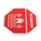 5Pcs Home Alarm Security Stickers Decals Signs for Window Doors