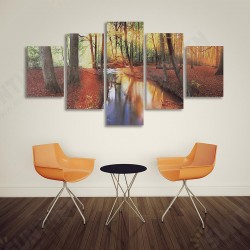 5Pcs Modern Autumn Forest Canvas Print Paintings Poster Wall Art Picture Home Decor Unframed 5Pcs Modern Autumn Forest Canvas Print Paintings Poster Wall Art Picture Home Decor Unframed