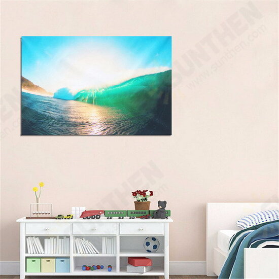 60x90CM Sunshine and Sea Natural Scenery Art Picture Silk Poster Fabric Print Wall Decor