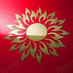 Acrylic 3D Sunflower Mirror Effect Wall Sticker Decal Acrylic 3D Sunflower Mirror Effect Wall Sticker Decal