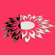 Acrylic 3D Sunflower Mirror Effect Wall Sticker Decal Acrylic 3D Sunflower Mirror Effect Wall Sticker Decal