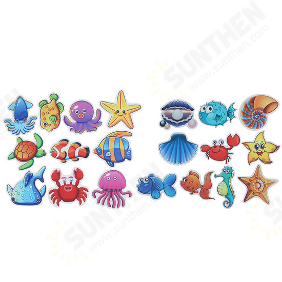 Anti-Slip Bathtub Stickers Baby Shower Waterproof Sticker Ocean Fish Non-skid Adhesive Bathroom Decor