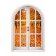 Autumn Leaves 3D Artificial Window View 3D Wall Decals Room PAG Stickers Home Wall Decor Gift