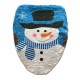 Bathroom Christmas Snowman Toilet Seat Cover Happy Santa Closestool Decorations