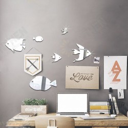Bubble Fish Wall Sticker Ocean Fish Mirror Sticker Self Adhesive Acrylic Mirror Wall Sticker Suitable for Children's Room Kindergarten Bubble Fish Wall Sticker Ocean Fish Mirror Sticker Self Adhesive Acrylic Mirror Wall Sticker Suitable for Children's Room Kindergarten