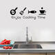 Cartoon Enjoy Cooking Time Kitchen Wall Sticker PVC Mural Art Decals Stickers Background Home Decor Cartoon Enjoy Cooking Time Kitchen Wall Sticker PVC Mural Art Decals Stickers Background Home Decor