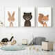 Cartoon Fox Animal Canvas Poster Nordic Art Prints Baby Kids Room Wall Sticker Decor Cartoon Fox Animal Canvas Poster Nordic Art Prints Baby Kids Room Wall Sticker Decor