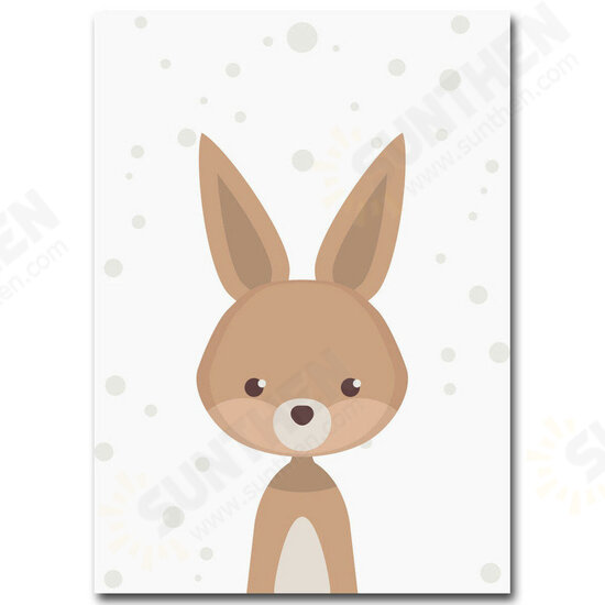 Cartoon Fox Animal Canvas Poster Nordic Art Prints Baby Kids Room Wall Sticker Decor Cartoon Fox Animal Canvas Poster Nordic Art Prints Baby Kids Room Wall Sticker Decor