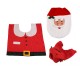 Christmas BH227 Reindeer Toilet Seat Cover Happy Santa Closestool Decorations Rug Set
