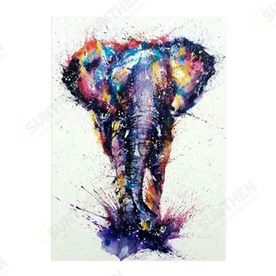 Colourful Elephant 5D Diamond Painting Embroidery Cross-stitch Wall Decor