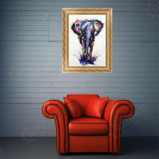 Colourful Elephant 5D Diamond Painting Embroidery Cross-stitch Wall Decor