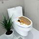 Creative 3D Toilet Seat Wall Sticker Art Wallpaper Removable Bathroom Decals Home Decor