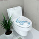 Creative 3D Toilet Seat Wall Sticker Art Wallpaper Removable Bathroom Decals Home Decor