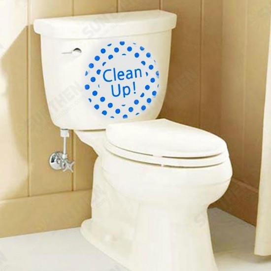 Creative DIY Waterproof Toilet Sticker Bathroom Wall Stickers