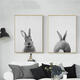 Cute Rabbit Canvas Wall Art Poster Animal Print Paintings Baby Nursery Room Cute Rabbit Canvas Wall Art Poster Animal Print Paintings Baby Nursery Room