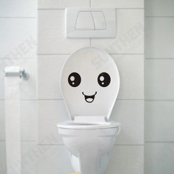 Cute Smiling Face Stickers Bathroom Waterproof Toilet Stickers DIY Cute Decal Funny Vinyl Stickers Cute Smiling Face Stickers Bathroom Waterproof Toilet Stickers DIY Cute Decal Funny Vinyl Stickers