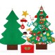 DIY Felt Christmas Tree with Glitter Ornaments Freely Paste Wall Hanging Christmas Trees Christmas Decorations Felt New Year Gift DIY Christmas Tree Kit