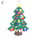 DIY Felt Christmas Tree with Glitter Ornaments Freely Paste Wall Hanging Christmas Trees Christmas Decorations Felt New Year Gift DIY Christmas Tree Kit