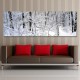 10494 Single Spray Oil Paintings Photography Forest Snow Scene Painting Wall Art For Home Decoration Paintings