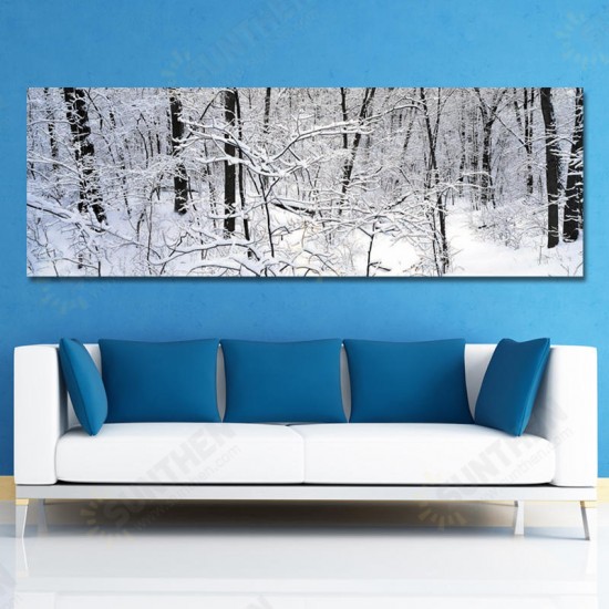 10494 Single Spray Oil Paintings Photography Forest Snow Scene Painting Wall Art For Home Decoration Paintings