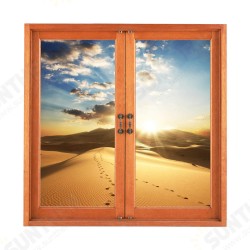 Desert 3D Artificial Window View 3D Wall Decals Sunset Room PAG Stickers Home Wall Decor Gift Desert 3D Artificial Window View 3D Wall Decals Sunset Room PAG Stickers Home Wall Decor Gift