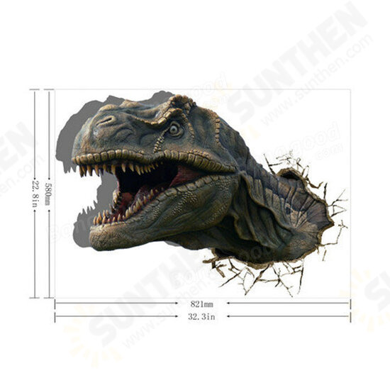 Dinosaur 3D Wall Decals Animal PAG STICKER Removable Wall Hole Stickers Home Dinosaur Decor Gift Dinosaur 3D Wall Decals Animal PAG STICKER Removable Wall Hole Stickers Home Dinosaur Decor Gift