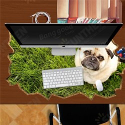 Dog Pet Lawn PAG STICKER 3D Desk Sticker Wall Decals Home Wall Desk Table Decor Gift Dog Pet Lawn PAG STICKER 3D Desk Sticker Wall Decals Home Wall Desk Table Decor Gift