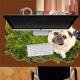 Dog Pet Lawn PAG STICKER 3D Desk Sticker Wall Decals Home Wall Desk Table Decor Gift