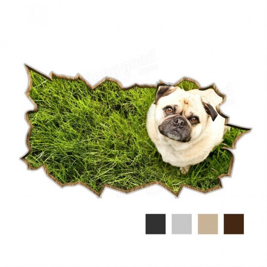 Dog Pet Lawn PAG STICKER 3D Desk Sticker Wall Decals Home Wall Desk Table Decor Gift