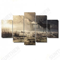 Elk Art Oil Paintings Modern Style Canvas Print Wall Unframed Pictures Home Decor Elk Art Oil Paintings Modern Style Canvas Print Wall Unframed Pictures Home Decor