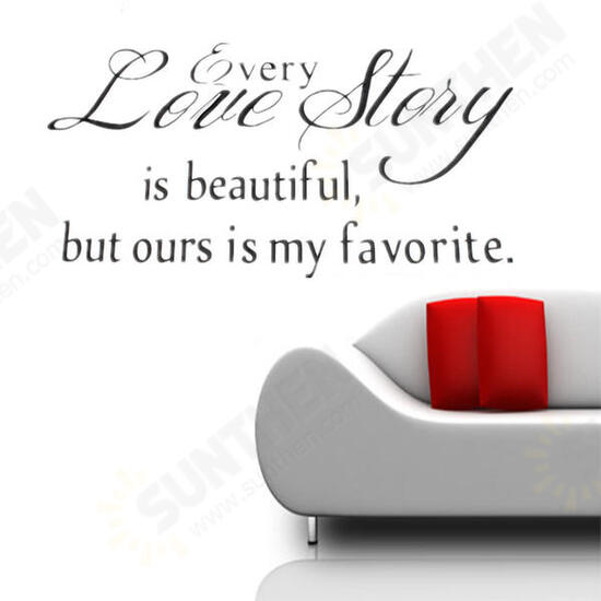 English Proverbs Wall Stickers Love Story Wall Stickers