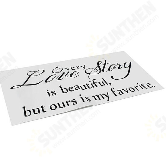 English Proverbs Wall Stickers Love Story Wall Stickers