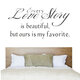 English Proverbs Wall Stickers Love Story Wall Stickers