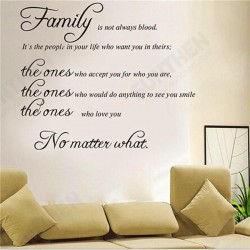 Family Quote Wall Sticker Removable Decal Mural DIY Living Room Art Home Decor Family Quote Wall Sticker Removable Decal Mural DIY Living Room Art Home Decor