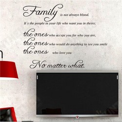 Family Quote Wall Sticker Removable Decal Mural DIY Living Room Art Home Decor Family Quote Wall Sticker Removable Decal Mural DIY Living Room Art Home Decor