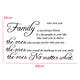 Family Quote Wall Sticker Removable Decal Mural DIY Living Room Art Home Decor