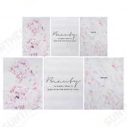 Feather Flower Pink Canvas Nordic Poster Floral Prints Wall Art Painting Decor