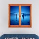 Frozen Sea PAG 3D Artificial Window View 3D Wall Decals Room Stickers Home Wall Decor Gift