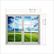 Grassland 3D Artificial Window View Blue Sky 3D Wall Decals Room PAG Stickers Home Wall Decor Gift